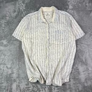 Roebuck & Co western casual faded button up shirt mens XXL